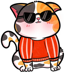 Naklejka premium Cats