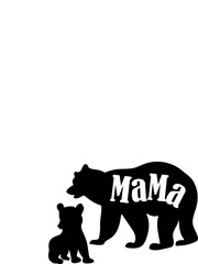 mama bear and cub 