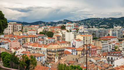 Naklejka na ściany i meble Panoramic view of Cannes