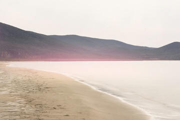 views of the beach inside the Parco dell'Uccellina, Grosseto, Tuscany, Italy