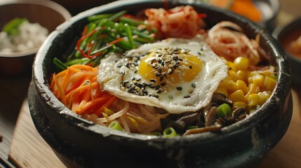 korean food, bibimbap, 한국 음식, 비빕밥