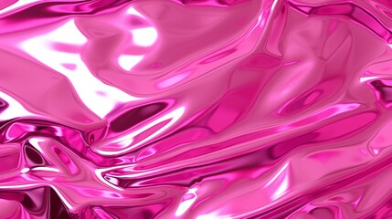 Pink foil texture background.Generative AI