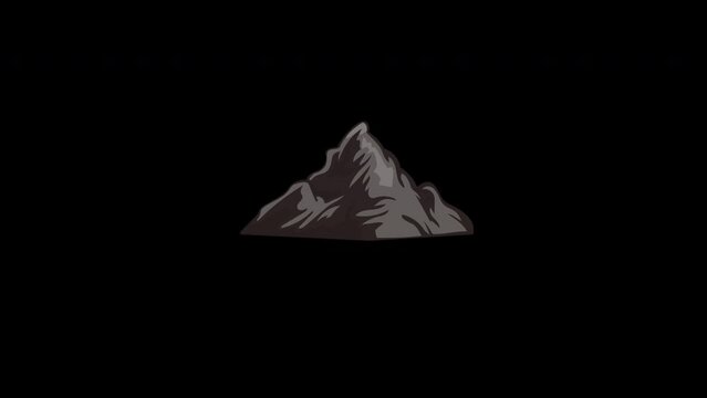 footage 2D Mountain  