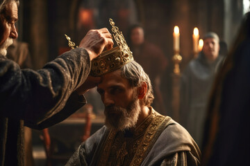 Medieval king Charlemagne Karl der Große