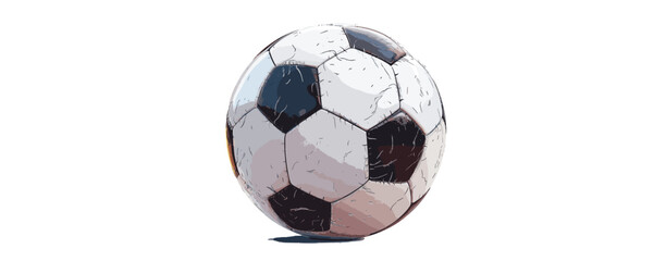 Soccer ball, team sport, football clipart vector illustration set