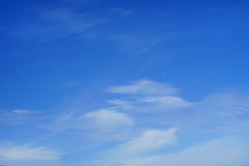 Sapphire Horizons: Enchanting Blue Sky and Gorgeous Clouds 