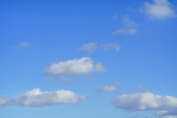 Azure Majesty: A Stunning Sky with Wispy Clouds