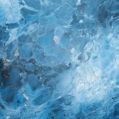 Fototapeta premium Closeup surface blue marble textured background