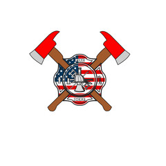 Fire fighters t-shirt design 