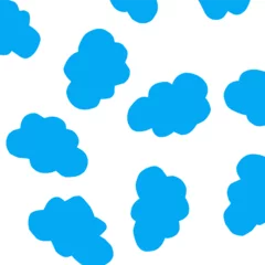Fotobehang Patterns Seamless cute Desain "cloud" © Rini