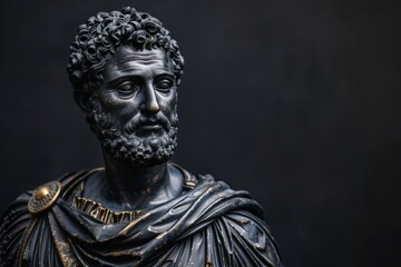 Antic statue portrait of a person