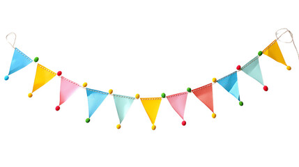 colorful ribbons, colorful party garlands