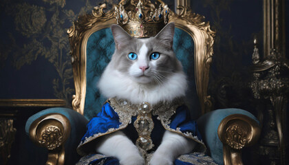 le roi de la maison : le chat - 749539538