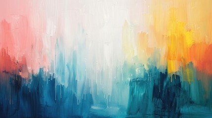 Colorful Backdrop Abstract Rough Painting Texture Wallpaper Background