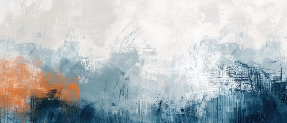 Blue And White Ultrawide Backdrop Abstract Rough Painting Texture Wallpaper Background