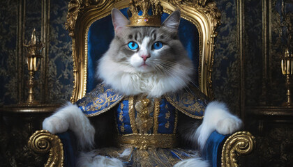 le roi de la maison : le chat - 749540952