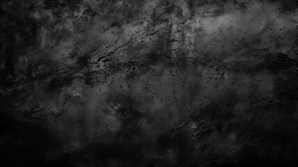 Dusty, old cracked concrete wall, black gray texture with cracks, Black cement abstract background