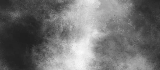 Fotobehang Abstract background with dark gray watercolor texture .digital pastel art watercolor splash texture .vintage dark gray sky and cloudy background .hand painted vector  watercolor design . © Vermelho
