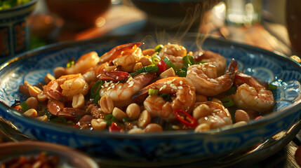 Kung Pao Shrimp with Peanut