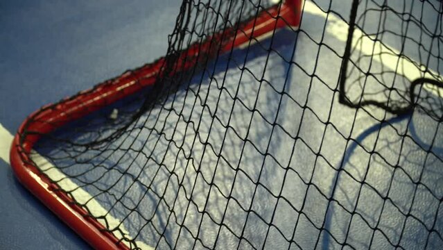 Floorball Goal Net Close Up