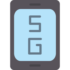5G-15 Vector Flat Icon
