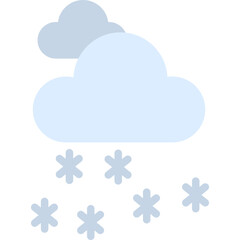 Snow Vector Flat Icon