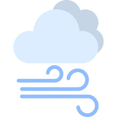 Wind Vector Flat Icon