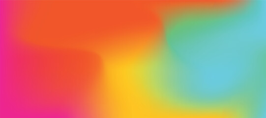 Abstract blurred gradient mesh background. Colorful smooth banner template. Easy editable soft colored vector illustration in EPS10