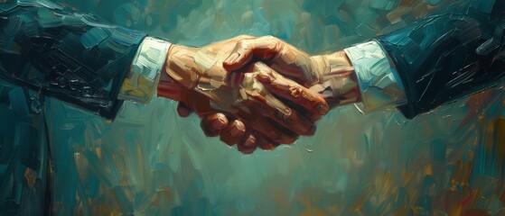 A handshake between business partners
