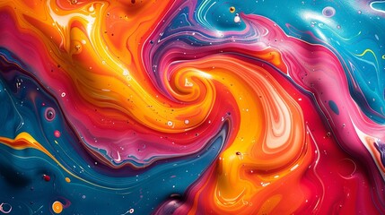 Swirls in Psychedelic 1960s Style