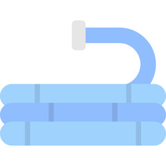 Water Hose Vector Flat Icon