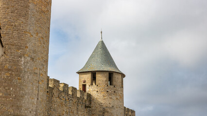 Castle of Carcassonne in France