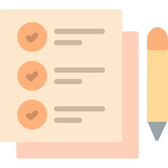 Obraz premium Document Vector Flat Icon