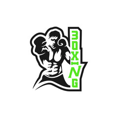 sports boxing logo 