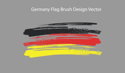 Very Nice Germany Flag Brush Design Vector
