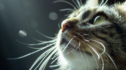 close - up portrait of a cat. cat looking at camera, horizontal photo. pet, animal, pets, cat, cat, animal,