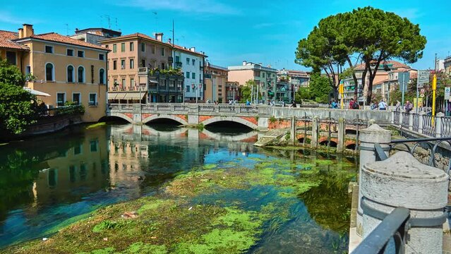 San Martino bridge in Treviso, Italy