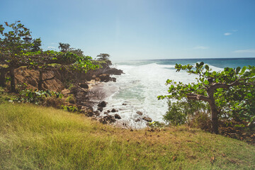 beach and rocks