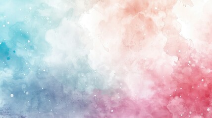 Gradient pastel watercolor for backgrounds - A beautiful watercolor backdrop that smoothly transitions from pink to blue, ideal for peaceful themes