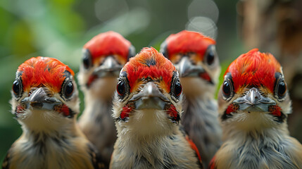 Fototapeta premium Close-up of safari wild life in nature image ultra wide angle lens