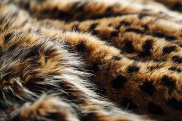 A fur texture with spots and stripes
