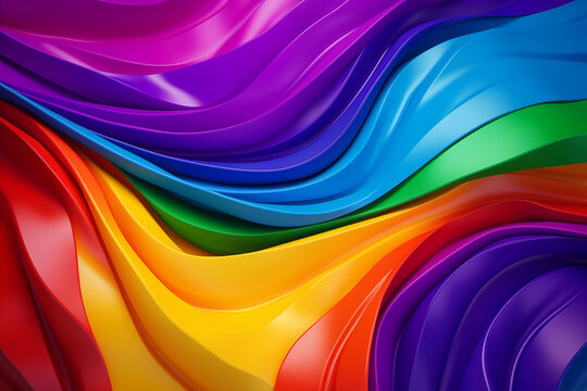 Background with LGBT colors. Pride day concept