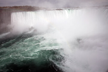 Horseshoe waterfall view from the canadian side - Niagara fall - Ontario - Canada