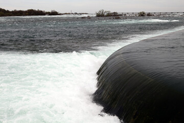 Water stream - Upper Niagara fall - Ontario - Canada