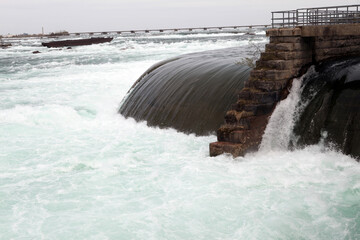Water stream - Upper Niagara fall - Ontario - Canada