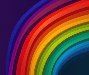Rainbow abstract background for your design. LGBT community concept. 2d illustration. LGBT Concept with Copy Space. Pride Month Concept.