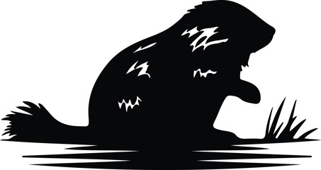 beaver silhouette