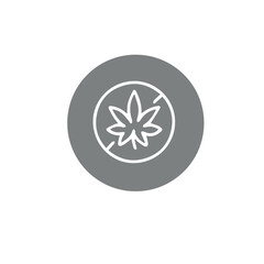 Cannabis vector icon