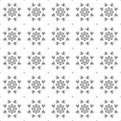 Abstract geometric black and white hipster fashion pillow pattern