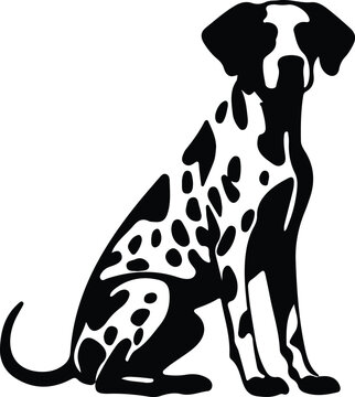 Dalmatian silhouette